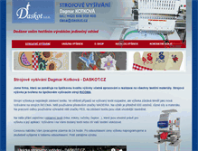 Tablet Screenshot of daskot.cz